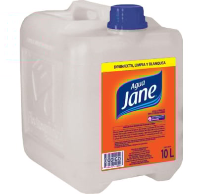 Lavandina Agua Jane Tradicional 10 l