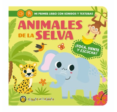 Libro Animales de la Selva con Sonidos y Texturas