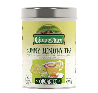 Té Orgánico CampoClaro Sunny Lemony 25 Saquitos