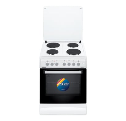 Cocina Eléctrica Enxuta CENX5648W 4 Discos Blanca