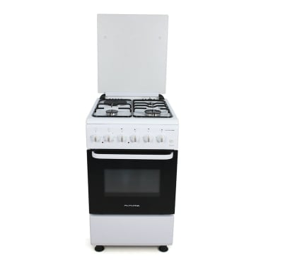 Cocina Futura Combinada FUT-50-C31B Girona Blanca 4 Hornallas