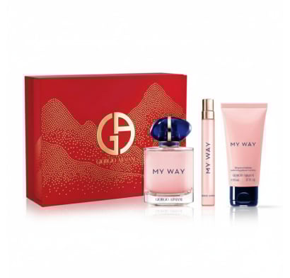 Cofre Armani Perfume My Way Femme EDP 90 ml + Mini Talla 10 ml + Loción Corporal 50 ml