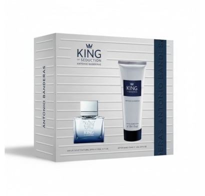 Cofre Antonio Banderas Perfume King Of Seduction Men EDT 50 ml + After Shave 75 ml
