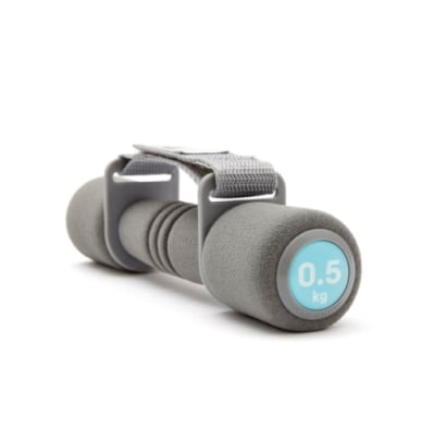 Mancuernas AColchonadas Reebok Grises 0.5 kg 2 Unidades