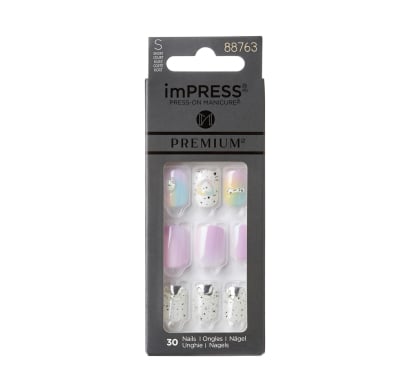 Uñas Postizas Adhesivas Impress Premium 88763 Sweet Life 30 Unidades