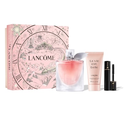 Cofre La Vie Est Belle Lancôme Perfume EDP 100 ml + Loción Corporal 50 ml + Mini Máscara de Pestañas Hypnôse de 2 ml