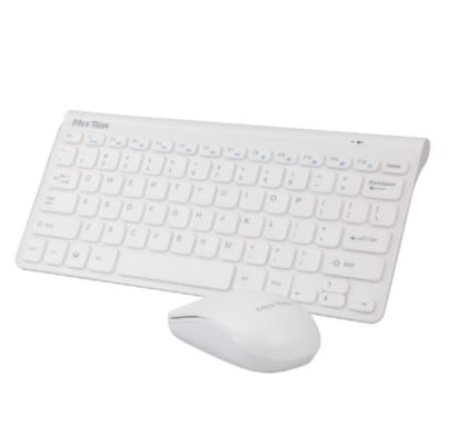 Teclado y Mouse Inalámbrico Meetion MT-MINI4000 Blanco