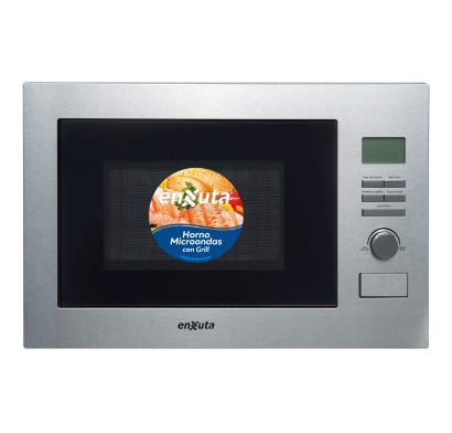 Microondas Digital Enxuta MOENXE0325DGI Inox con Grill 25 L