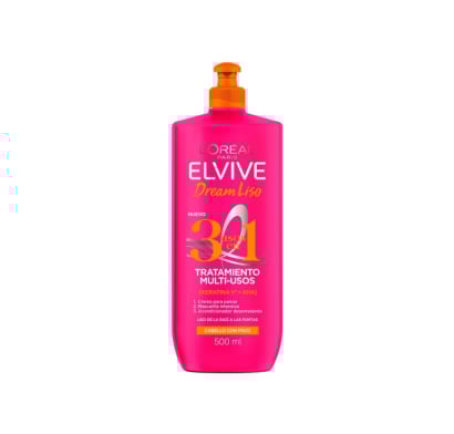 Crema para Peinar Elvive Dream Liso 3 en 1 500 ml