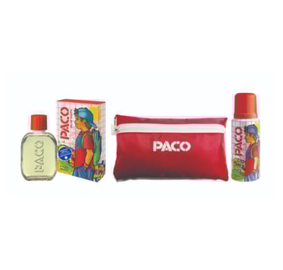 Colonia Paco 60 ml + Desodorante + Cartuchera