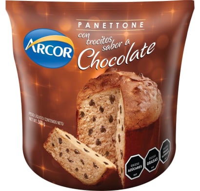 Panettone Arcor Gotas de Chocolate 500 g
