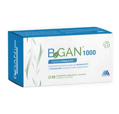 B-GAN 1000 mcg 30 Comprimidos Dispersables 