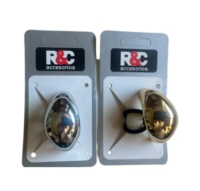Gomita para el Pelo R&C Caparazón Metal 1 Unidad