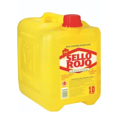 Lavandina Sello Rojo Tradicional 10 l
