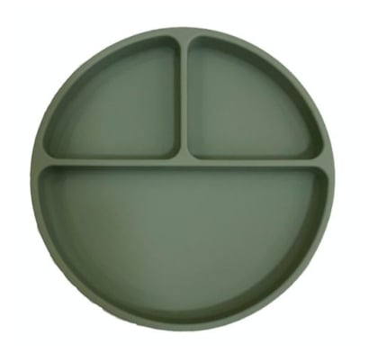 Plato Storki de Silicona Verde