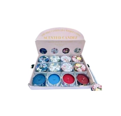 Vela Aromática Farma Hogar con Tapa 1 Unidad Colores Surtidos