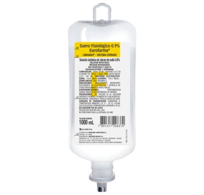Suero Fisiológico 0.9% 1000 ml