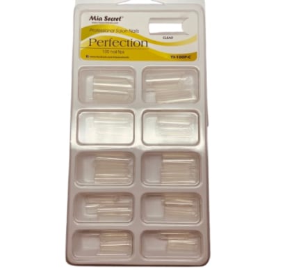 Tips Mia Secret Perfection Transparentes 100 Unidades