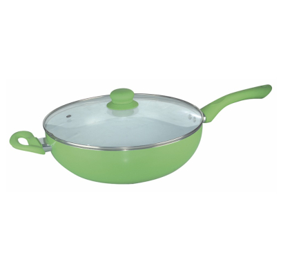 Wok Cuori Linea Verde 30 cm