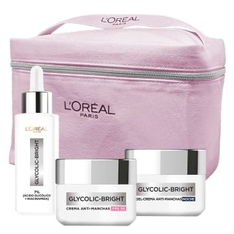 Pack Cremas L'Or&eacute;al Paris Dermo Expertise Glycolic Bright Antimanchas 3 Unidades