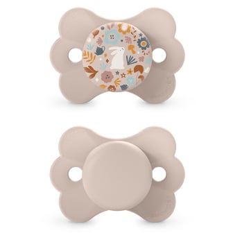 Chupete Fisiológico Suavinex Silicona 0 a 6 Meses Wonder Beige Rosa