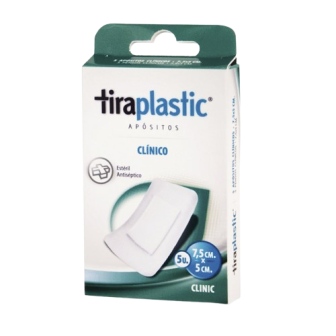 Apósitos Estériles Antiséticos Tiraplastic 7.5 x 5 cm 5 Unidades