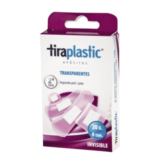 Banditas Tiraplastic Invisibles 20 Unidades 4 Tama&ntilde;os