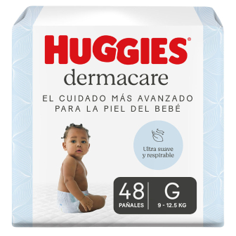 Pa&ntilde;ales Huggies Dermacare G 48 Unidades