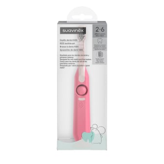 Cepillo de Dientes Suavinex Infantil de 2 a 6 Años Rosa