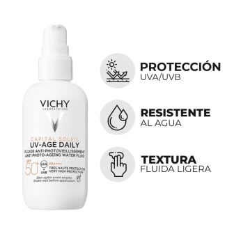 Protector Solar Vichy Capital Soleil Uv Age Daily FPS50+ 80 ml