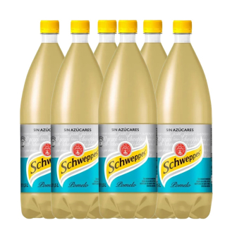 Funda Schweppes Pomelo Zero 1.5 L 6 Unidades