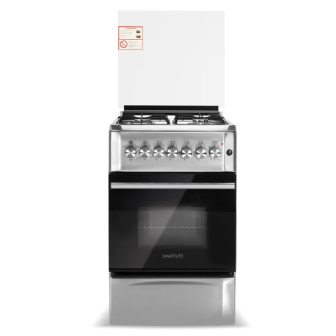 Cocina Combinada Smartlife SL-KS5055C 4 Hornallas Inoxidable