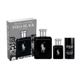 Cofre Ralph Lauren Perfume Polo Black Men EDT 125 ml + EDT 40 ml + Desodorante 75 ml