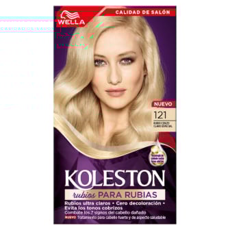 Kit Tinta Koleston N°121 Rubio Cenizo Claro Especial