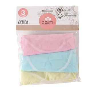 Gorra de Baño Calm 3 Unidades