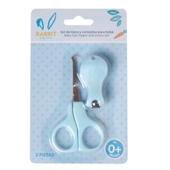 Set Rabbit Cortauñas Y Tijera De Bebé