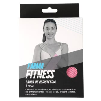 Banda de Resistencia Deportiva Farma Fitness Rosada