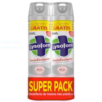 Pack Desinfectante en Aerosol Lysoform 2 Unidades 360 ml