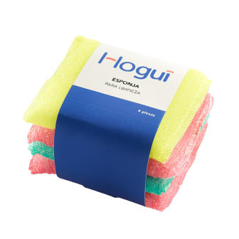 Esponja de Limpieza Hogui 4 Unidades