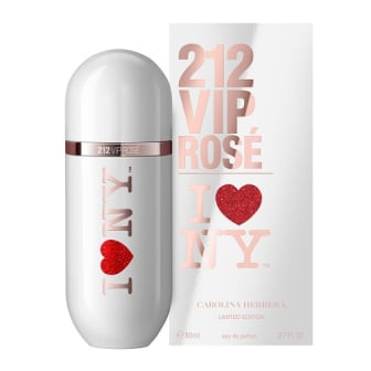 Perfume Carolina Herrera 212 Vip Rosé I Love NY Femme EDP 80 ml
