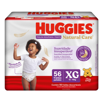 Pa&ntilde;ales Huggies Pant Natural Care XG 56 Unidades