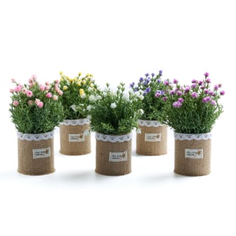 Planta Artificial Decorativa Farma Hogar 1 Unidad Colores Surtidos