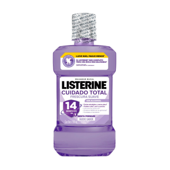 Enjuague Bucal Listerine Cuidado Total Zero Alcohol 500 ml