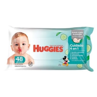 Toallitas Húmedas Huggies Cuidado 4 En 1