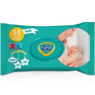 Toallitas Húmedas Evybaby 50 Unidades