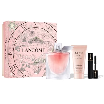 Cofre La Vie Est Belle Lancôme Perfume EDP 100 ml + Loción Corporal 50 ml + Mini Máscara de Pestañas Hypnôse de 2 ml