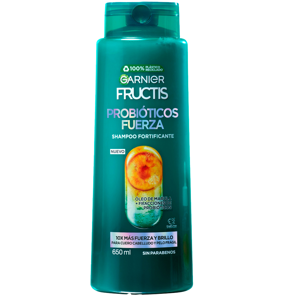 Shampoo Fructis Probióticos Fuerza 650 Ml