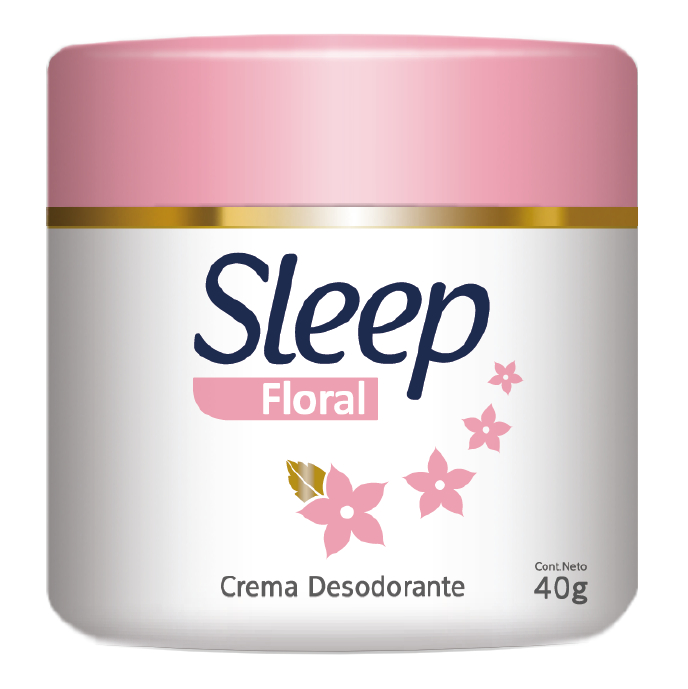 DESODORANTE EN CREMA SLEEP FLORAL 40GRS