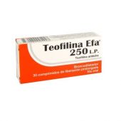 TEOFILINA EFA 250 MG 30 COMPRIMIDOS