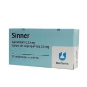 SINNER 20 COMPRIMIDOS